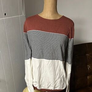 Striped Rust STACCATO Sweater